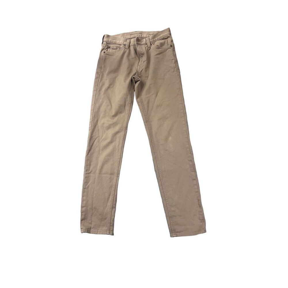 Banana Republic Men’s Tan Athletic Tapered Fit Cotton Jeans Size 29”x32”